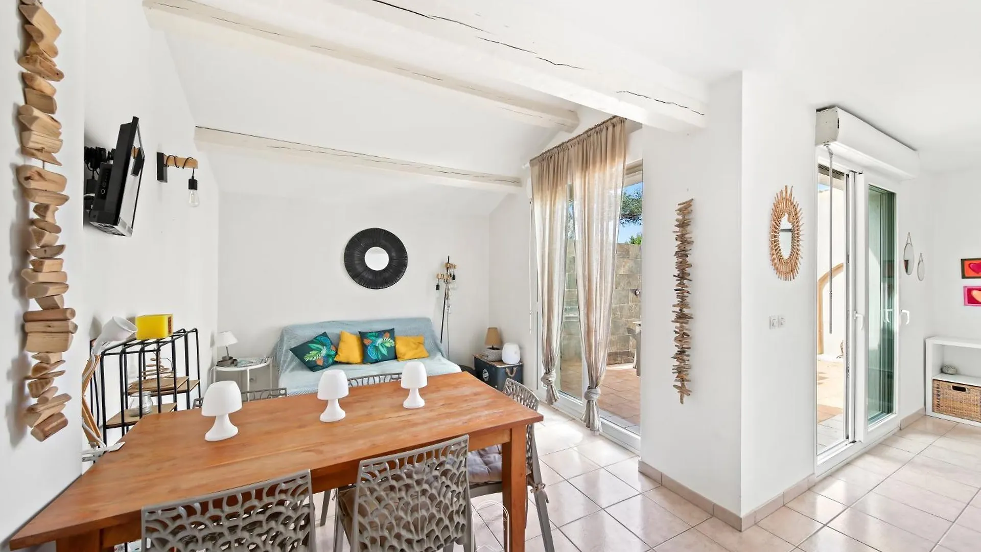 La Capte idyllique- Hyères Plage T3/CLIM/WIFI Appartement
